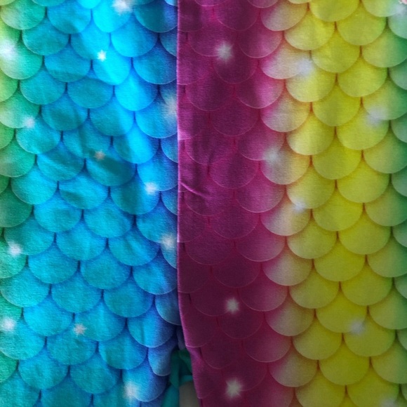 Rock Your Kid mermaid bike shorts. Like new. - Picture 8 of 8